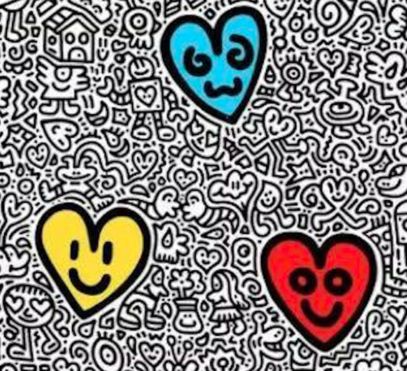 HeartLand - Mr. Doodle | Artransfer : Achat et revente d'œuvres d'art HeartLand - Mr. Doodle | Artransfer : Achat et revente d'œuvres d'art
